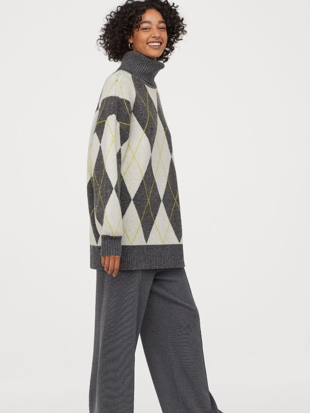 H&M x Pringle of Scotland Jacquard-Knit Turtleneck